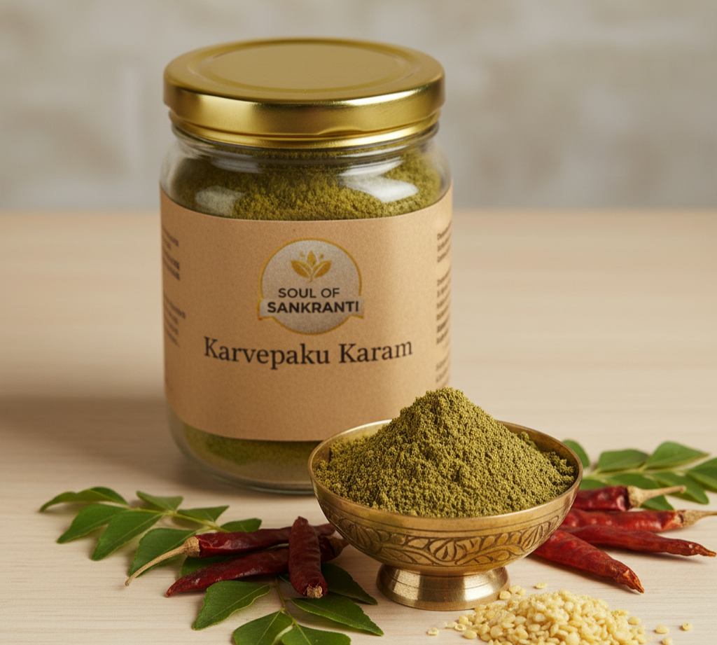 Karvepaku Podi (Curry Leaf Powder)