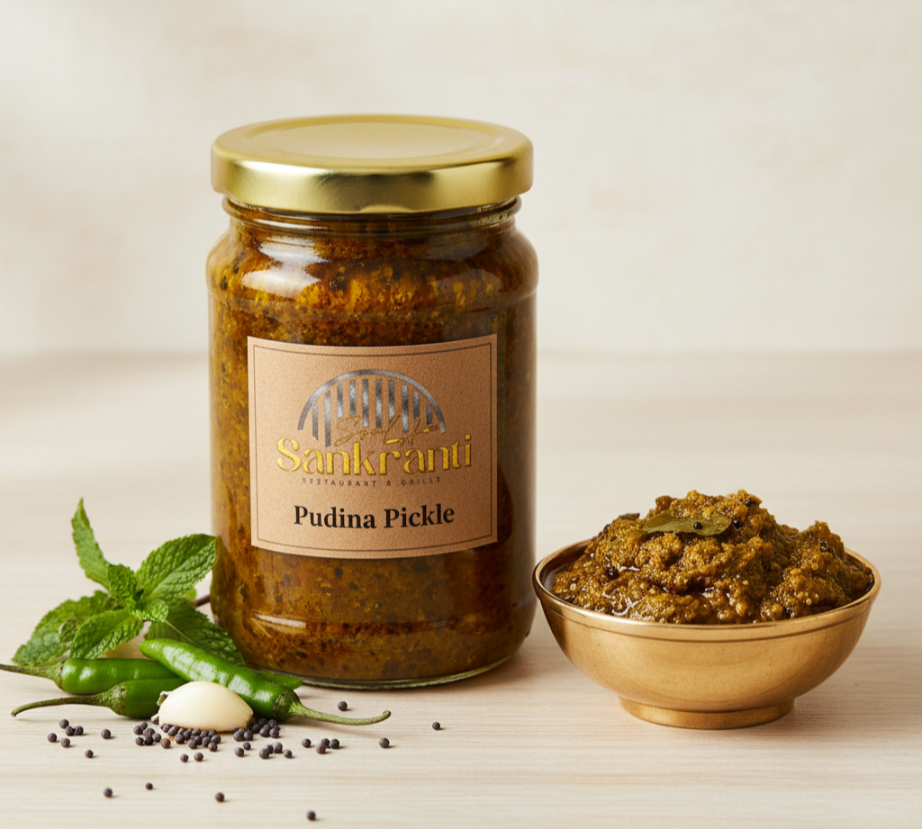 Pudina Pickle (Mint Pickle)