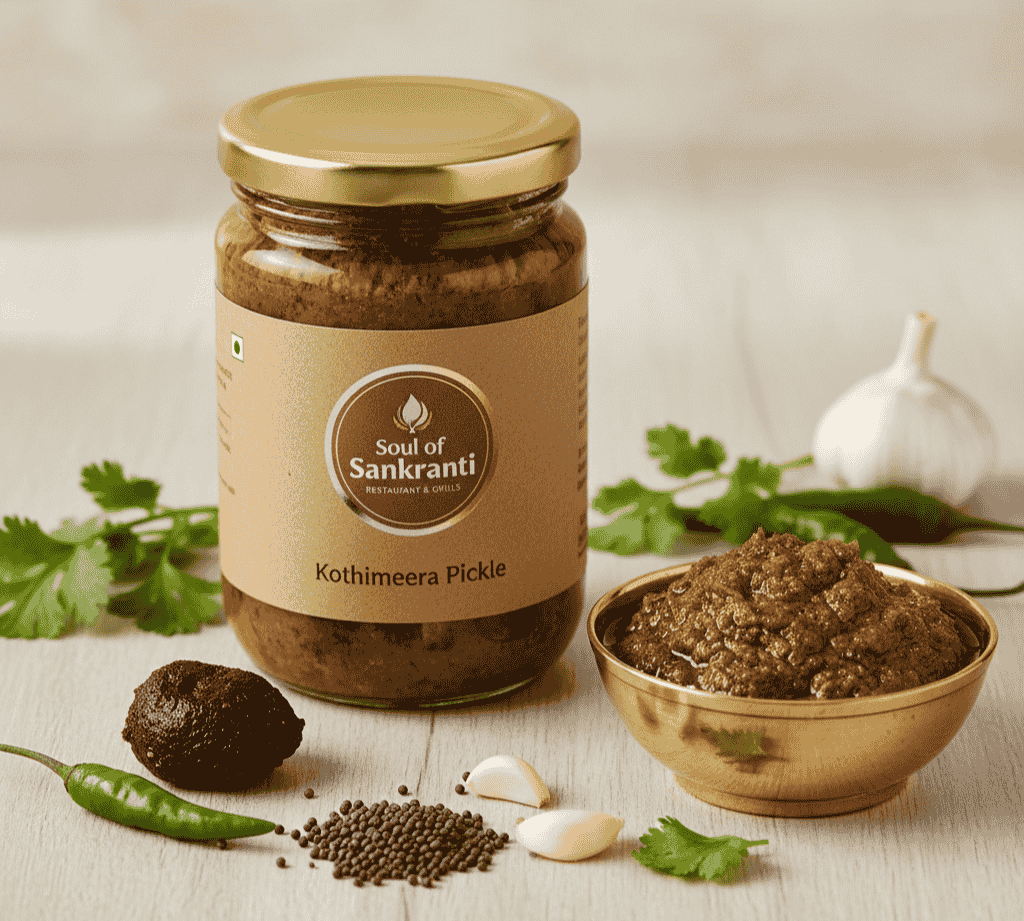 Kothimeera Pickle (Coriander Pickle)