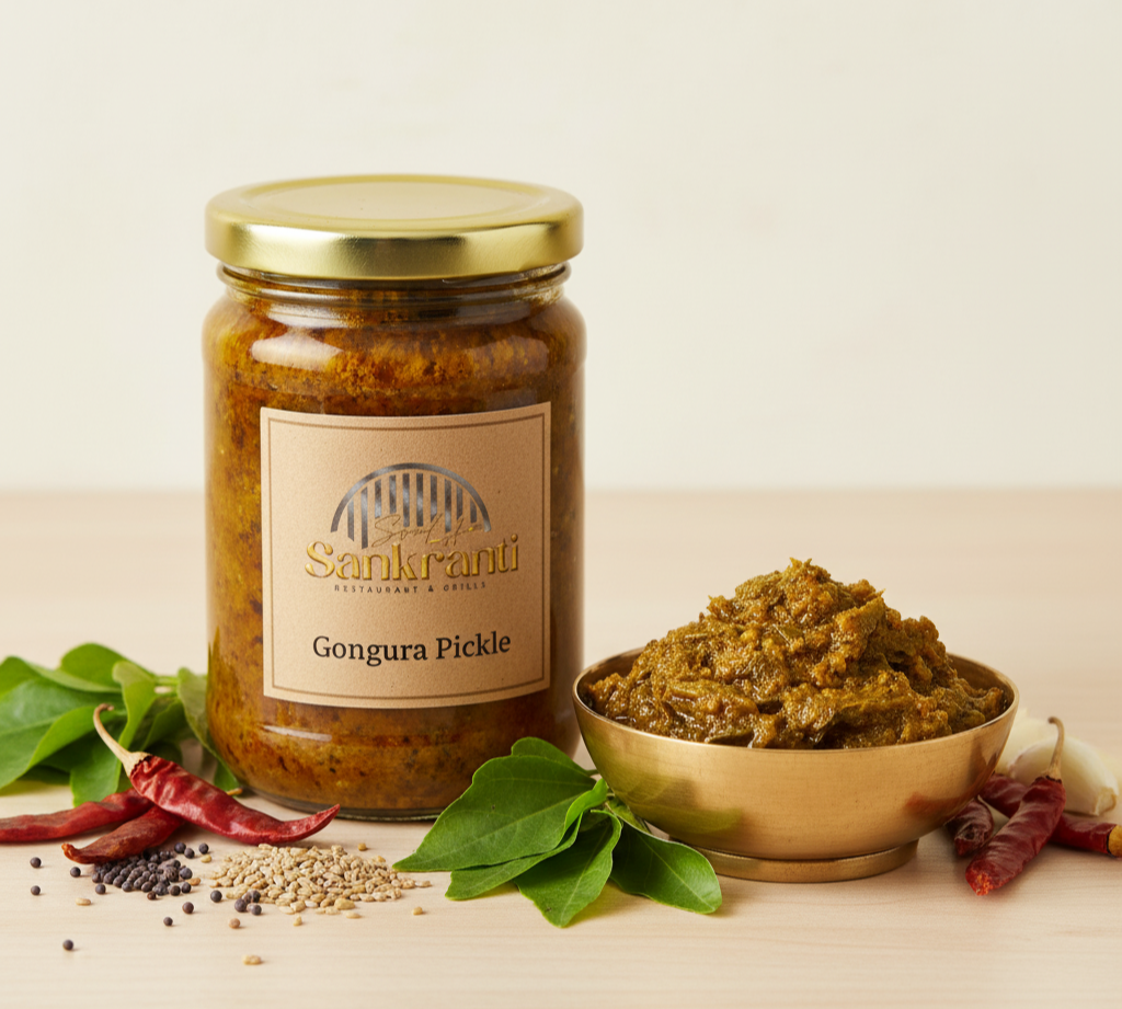 Gongura Pickle (Sorrel Leaves Pickle)